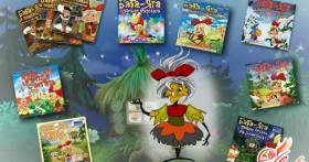 Баба яга учится читать. Учимся вместе!