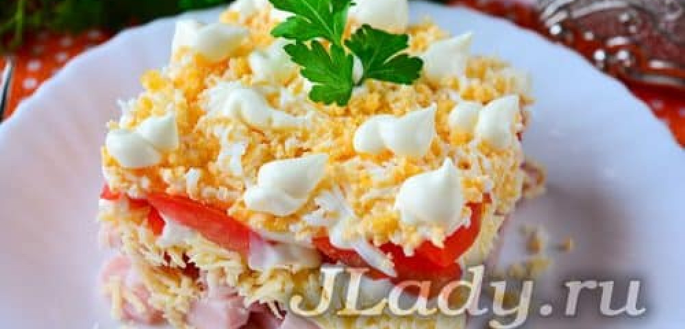 Салат “Минутный” — достойный конкурент “Шубе”и “Оливье”
