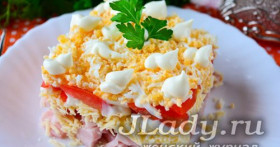 Салат “Минутный” – достойный конкурент “Шубе”и “Оливье”