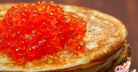 Блины с икрой