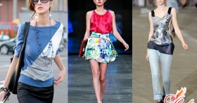 Модные майки женские: фото интересных фасонов