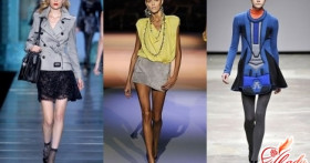 Юбка трапеция: фото с показов, модные тенденции