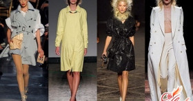 Женские плащи 2016: фото с мировых подиумов