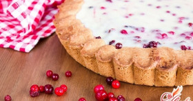 Брусничный пирог – это потрясающе вкусно!