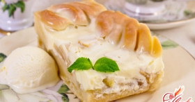 Рецепт яблочного пирога со сметаной