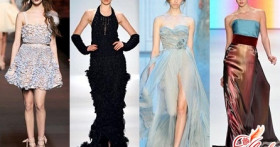 Новогодние платья 2016: лучшие вечерние наряды