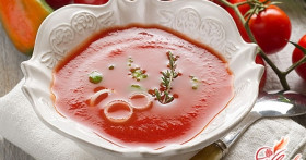Суп пюре томатный. Рецепты для жаркого лета