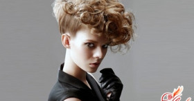 Как завить волосы небольшой длины?