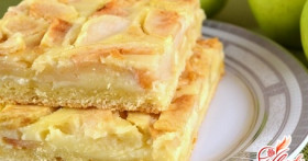 Постная выпечка с яблоками