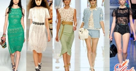 Кружево в одежде: романтично и женственно