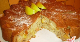 Яблочный пирог со сметаной – лучший вариант домашнего ужина