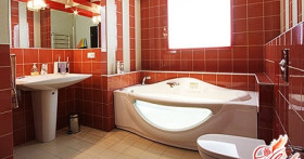 Интерьер ванной комнаты минимальных размеров