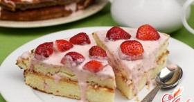 Торт творожный с фруктами: рецепты оригинального десерта