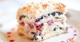 Бисквитный торт с заварным кремом: сладкое удовольствие