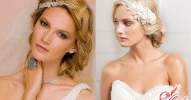 Свадебные прически на среднюю длину волос
