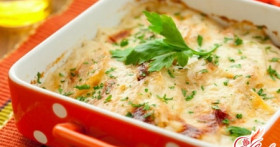 Картофельная запеканка с грибами и сыром, или И в пир, и в мир