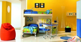 Интерьер детской комнаты для двоих детей: разделение или объединение?