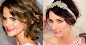 Праздничные прически для коротких стрижек