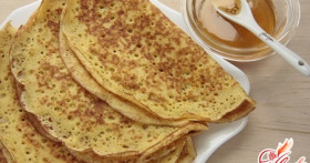 Рецепт тонких блинчиков в дырочку