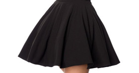 С чем можно носить черную юбку