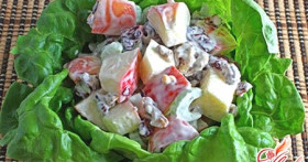 Легкий Вальдорфский салат