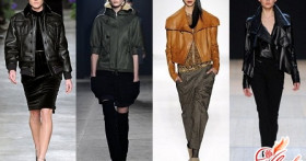 Модные кожаные куртки осень – 2016