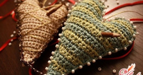 Вязаные валентинки – душевный рукотворный подарок