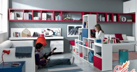 Интерьер детской комнаты для разнополых детей