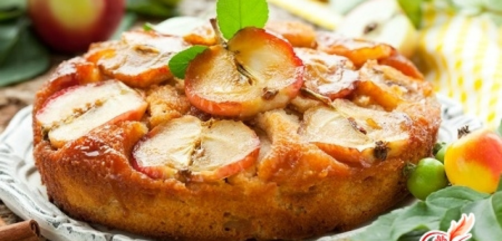 Пирог с яблоками на кефире просто и вкусно