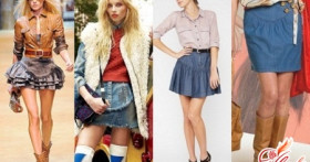 Модные и стильные короткие джинсовые юбки – 2016