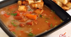 Суп пюре из фасоли. Рецепты разные, супы разнообразные