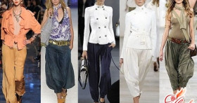 Самые модные женские шаровары