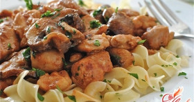 Паста с курицей и грибами: итальянское наслаждение