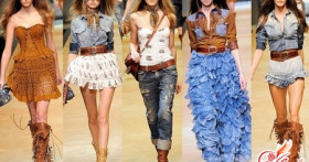 Кантри стиль в одежде для модников и модниц