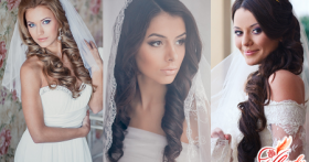 Свадебные прически с фатой – выбираем правильное решение