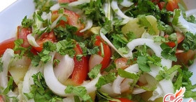 Красиво и вкусно: салат овощной слоеный