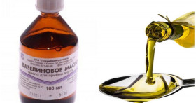 Свойства вазелинового масла и его применение при запорах