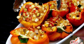 Полезная и некалорийная закуска из болгарского перца