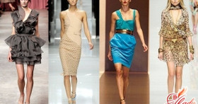 Модные фасоны платьев 2016: весна – лето