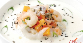 Изысканная кулинария: сливочные супы с морепродуктами