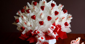 Цветы из конфет своими руками – основы свит-дизайна