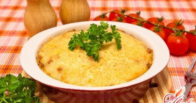 Запеканка из картофельного пюре – быстро, просто, вкусно
