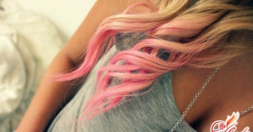 Как красиво покрасить кончики волос пастелью?