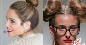 Прическа пучок: и в мир, и в пир, и в добрые люди