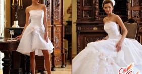 Свадебное платье трансформер – великолепный дизайнерский ход