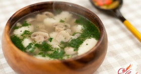 Суп с галушками: классика украинской кухни