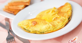 Классический рецепт обычного омлета