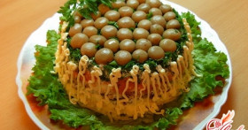 Салат Полянка с шампиньонами – вариации на грибную тему