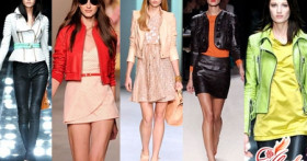 Модные кожаные куртки весна – 2016