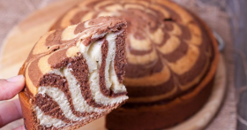 Зебра: вкуснейший пирог к чаю